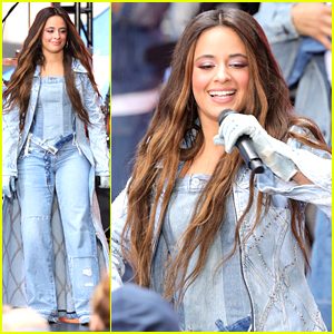 Camila Cabello Wears an All Denim Look While Bringing 'Familia' To 'Today' Show