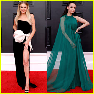 Kelsea Ballerini & Sofia Carson Step Out For the Grammys 2022