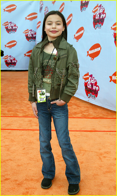 Miranda Cosgrove on the 2004 KCAs carpet