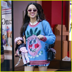 Olivia Rodrigo Buys a New Doll During a Trip to the American Girl Doll Store in NYC