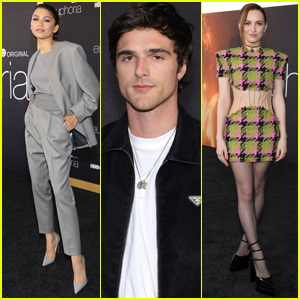 Zendaya & Her Co-Stars Step Out to Promote Their Show 'Euphoria'