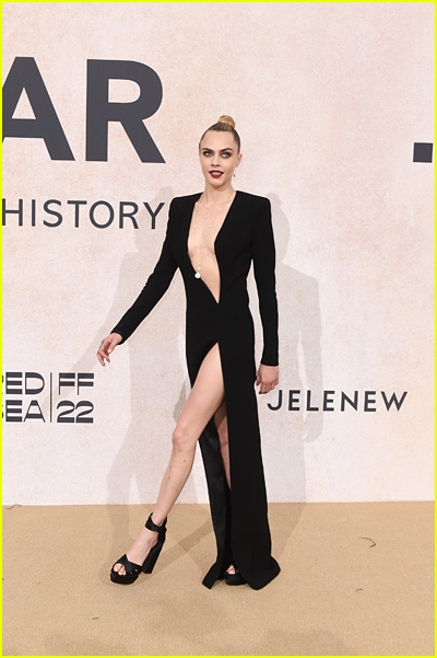 Cara Delevingne at the amfAR Gala