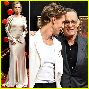 Austin Butler & Tom Hanks Chat It Up at 'Elvis' UK Premiere