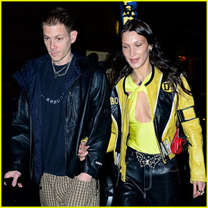 Bella Hadid Wears Neon Yellow To Celebrate Boyfriend Marc Kalman's Birthday