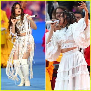 Camila Cabello Dances Her Heart Out During UEFA Champions League Finals Performance