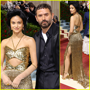 Camila Mendes Brings Some Gold Fringe to the Met Gala 2022