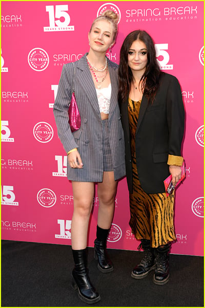 Indi Star and Sophie Fergi at the City Year LA event