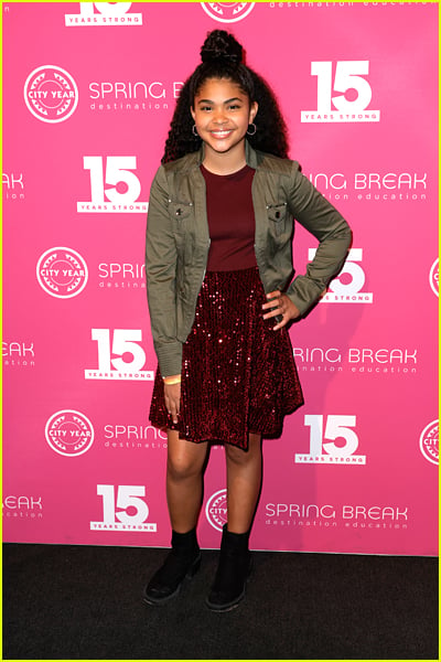 Jaidyn Triplett at the City Year LA event