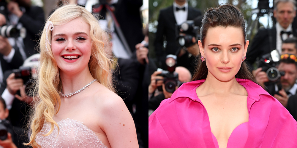 Elle Fanning & Katherine Langford Glam Up For ‘Top Gun: Maverick