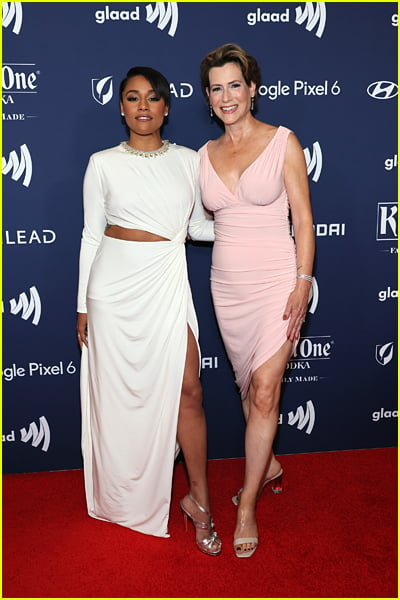Ariana Debose and Sue Makkoo at the GLAAD Awards