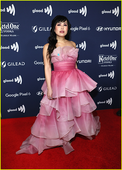 Ivory Aquino at the GLAAD Awards