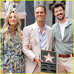 Grant Gustin Helps Honor 'The Flash' Creator & Producer Greg Berlanti With Star On Walk of Fame