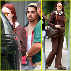 Sophie Turner & Joe Jonas Go for a Walk Amid Pandemic in LA: Photo 1293571, Joe Jonas, Pregnant Celebrities, Sophie Turner Pictures