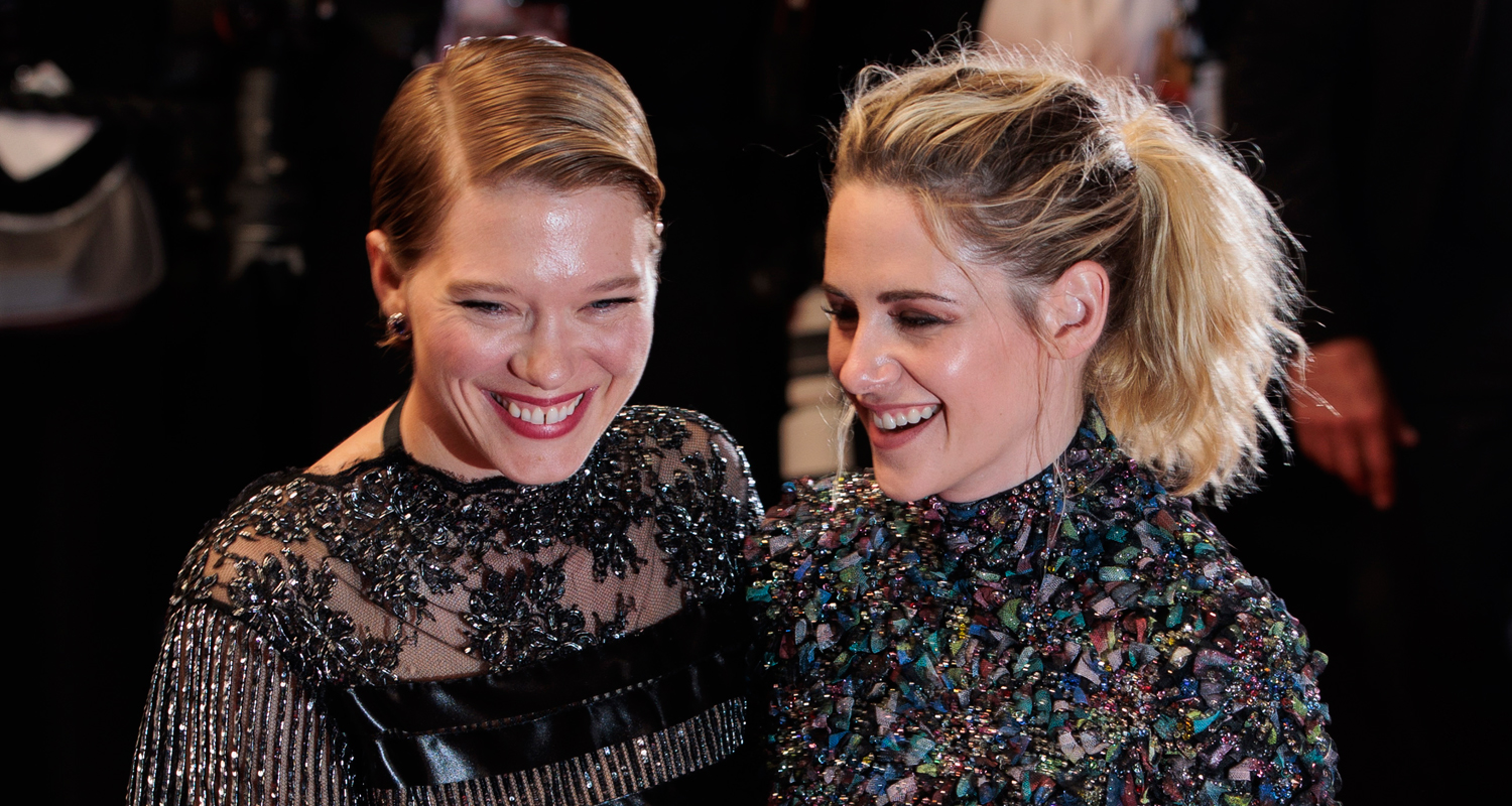 Kristen Stewart Shares a Laugh With Léa Seydoux at Cannes Film Festival  Premiere, 2022 Cannes Film Festival, Kristen Stewart