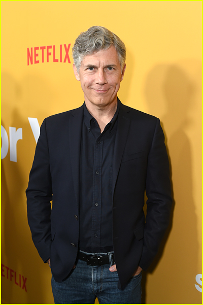 Chris Parnell on the Senior Year premiere carpet