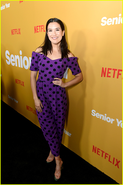 Zoe Chao on the Senior Year premiere carpet