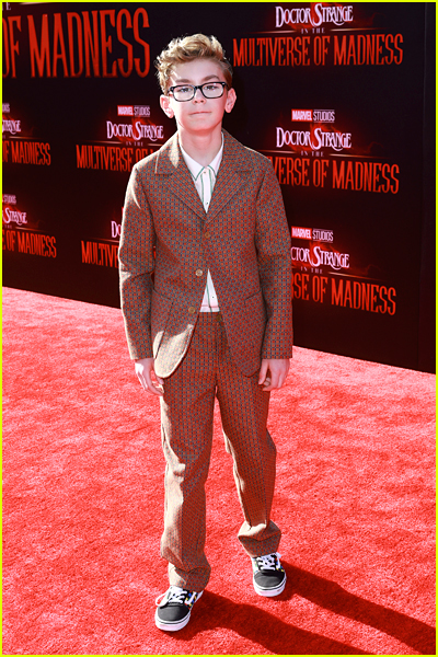 Julian Hilliard at the Doctor Strange in the Multiverse of Madness premiere
