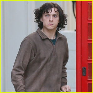 Tom Holland Hits the Streets of NYC to Film 'The Crowded Room'