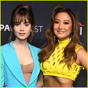 Emily in Paris' Lily Collins, Ashley Park Dazzle at Paris Premiere