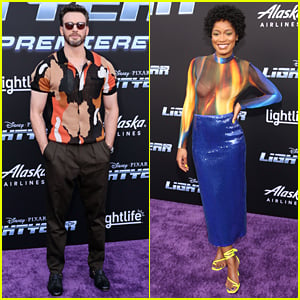 Keke Palmer Wears Bright Green Eyeliner to 'Lightyear' Premiere with Chris Evans & More!