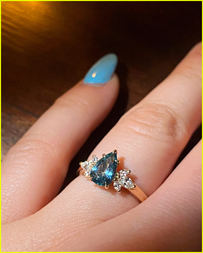 Hayley Orrantia's engagement ring