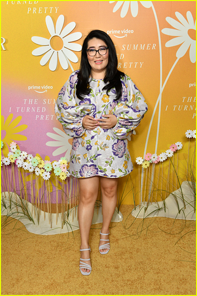 Jenny Han at the Summer I Turned Pretty premiere
