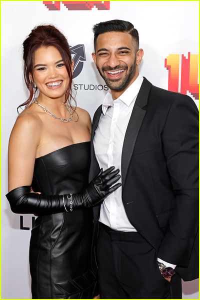 Paris Berelc and Rhys Athayde at the 1UP premiere