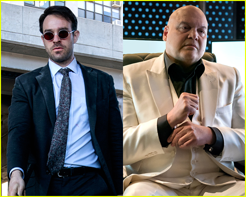 Charlie Cox and Vincent D'Onofrio stills from Daredevil