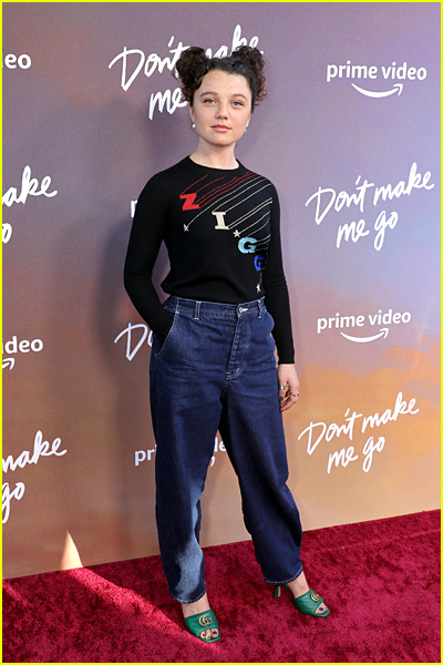 Stefania LaVie Owen at the Don't Make Me Go premiere