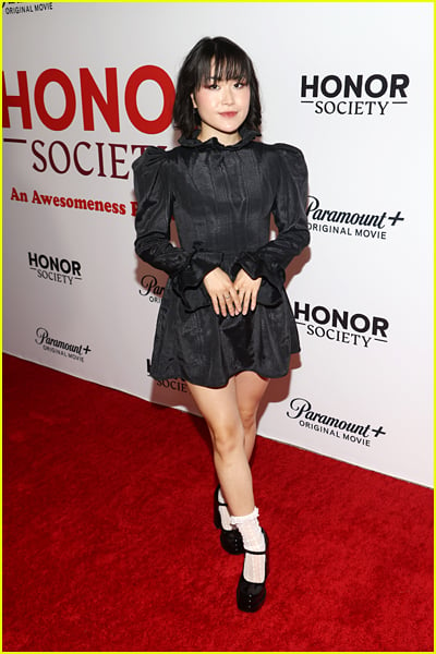 Amy Keum at the Honor Society premiere