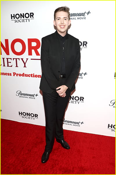 Christian Lagasse at the Honor Society premiere