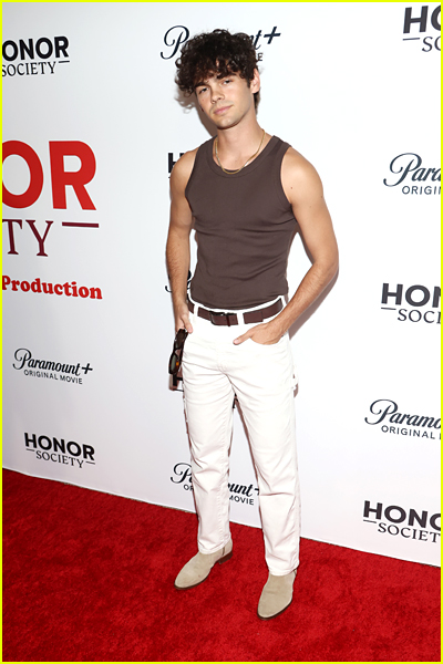 Jake Clark at the Honor Society premiere