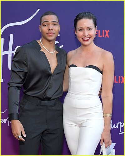 Nicholas Duvernay and Kendall Chappell at purple hearts screening