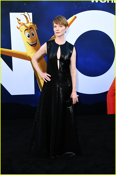 Wrenn Schmidt at the Nope Hollywood premiere