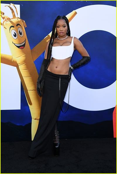 Keke Palmer at the Nope Hollywood premiere