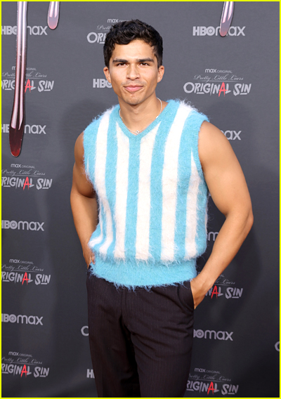 Alex Aiono at the PLL: Original Sin premiere