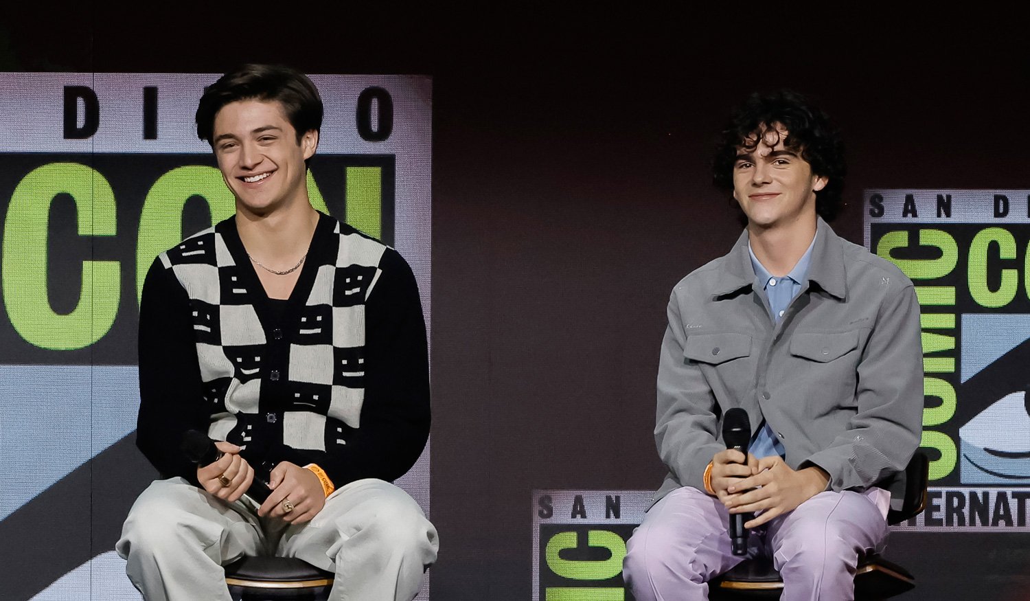 Asher Angel And Jack Dylan Grazer Bring ‘shazam 2′ To Comic Con 2022 2022 Comic Con Asher