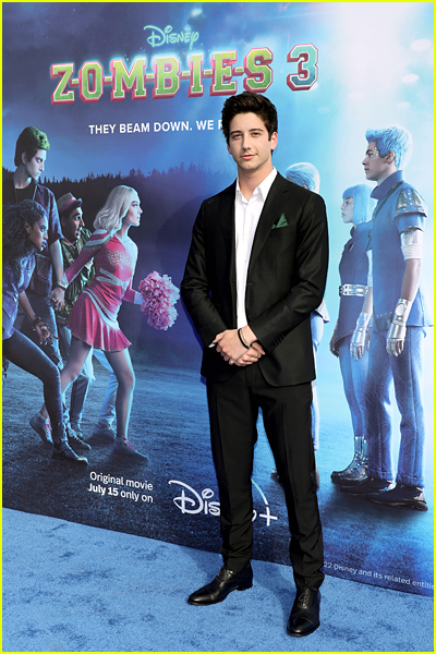 Milo Manheim at the Zombies 3 premiere