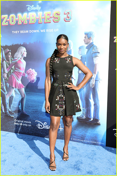 Jasmine Renee Thomas at the Zombies 3 premiere