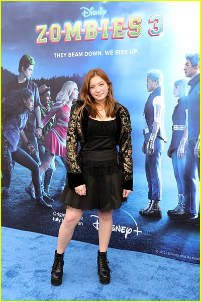 Saylor Bell at the Zombies 3 premiere