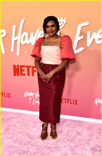 Mindy Kaling at the Never Have I Ever Premiere