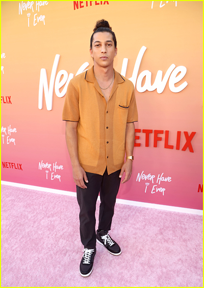 Benjamin Norris at the Never Have I Ever Premiere