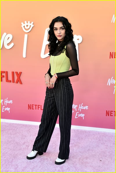 Paulina Chavez at the Never Have I Ever Premiere