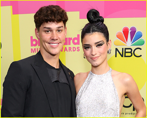 Noah Beck and Dixie D'Amelio at the billboard awards