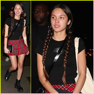 Olivia Rodrigo Pairs a Cute Plaid Skirt With Braids While Out in NYC
