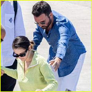 Selena Gomez Wears Lime Green For Her Latest Italian Outing
