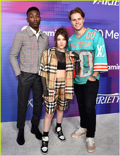 Niles Fitch, Hannah Zeile, Logan Shroyer at the Variety Power of Young Hollywood event