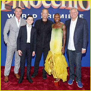 Benjamin Evan Ainsworth & Tom Hanks Premiere New Film 'Pinocchio'