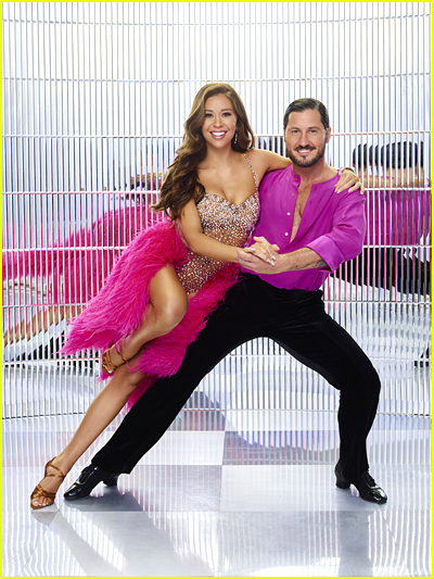 Gabby Windey and Val Chmerkovskiy DWTS Cast Portrait