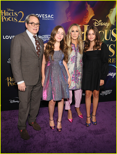 SJP and family at the Hocus Pocus 2 premiere